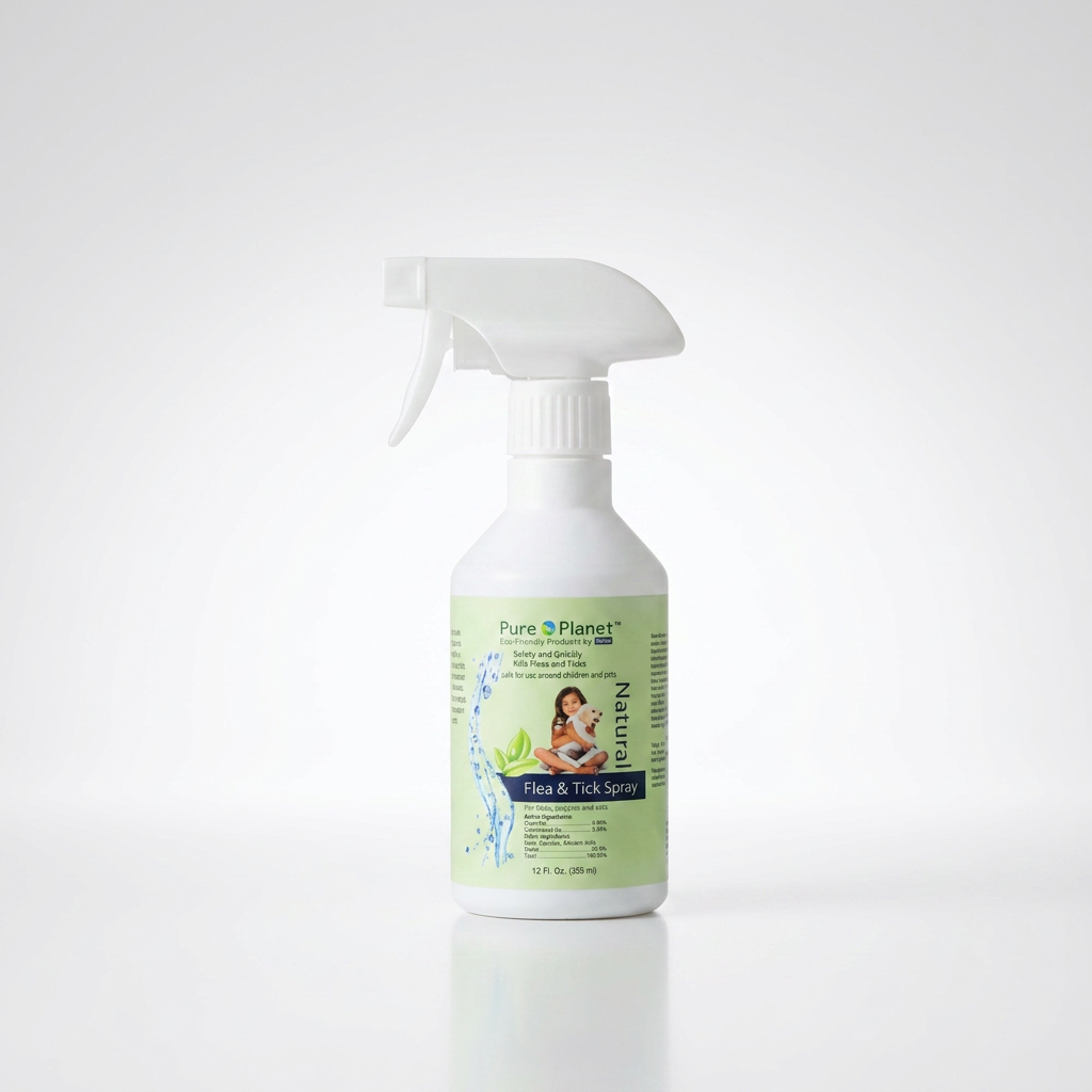 Pure Planet Natural Flea & Tick Spray for Dogs & Cats
