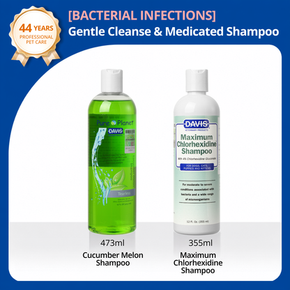 For Skin Infections | Medicated Shampoo Combo