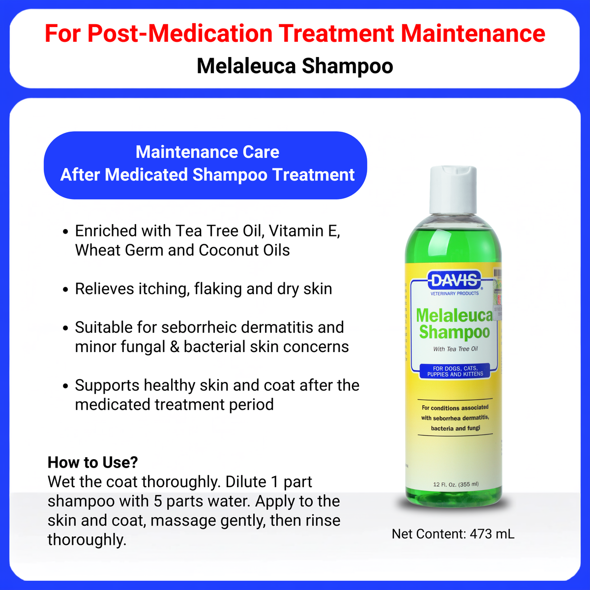For Skin Infections | Medicated Shampoo Combo