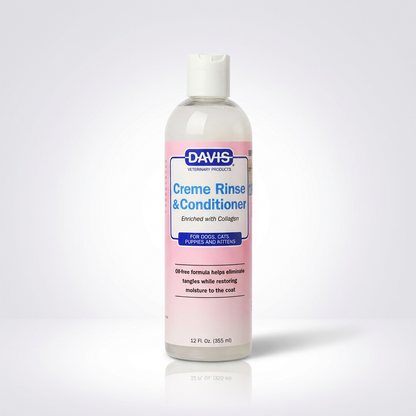 Davis Creme Rinse conditioner bottle