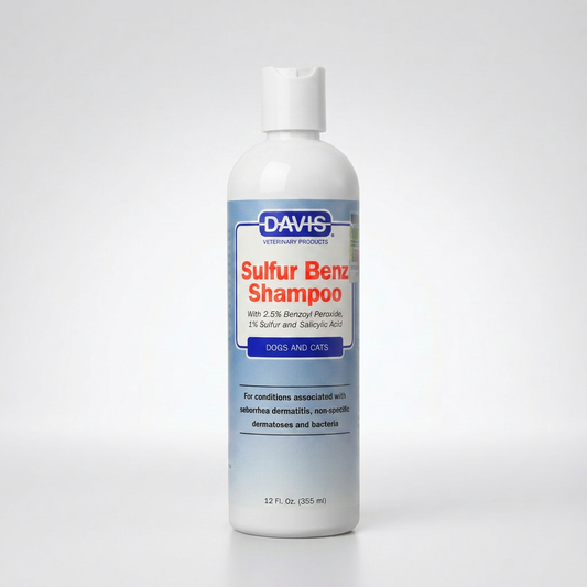 Sulfur Benz Medicated Shampoo for Dogs & Cats