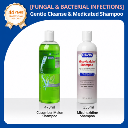 For Skin Infections | Medicated Shampoo Combo