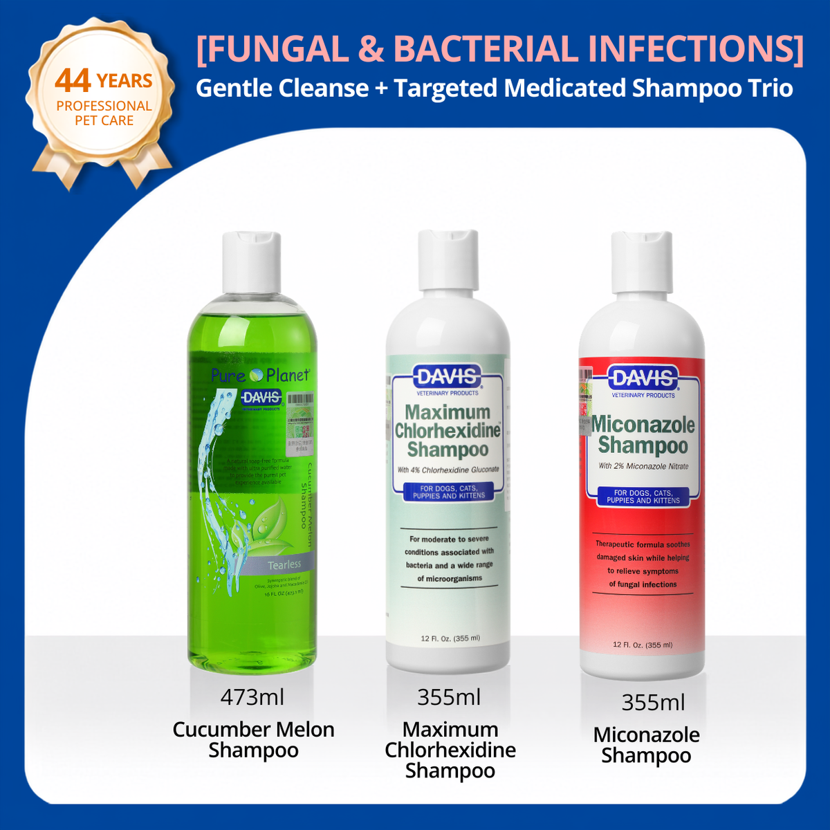 For Skin Infections | Medicated Shampoo Combo